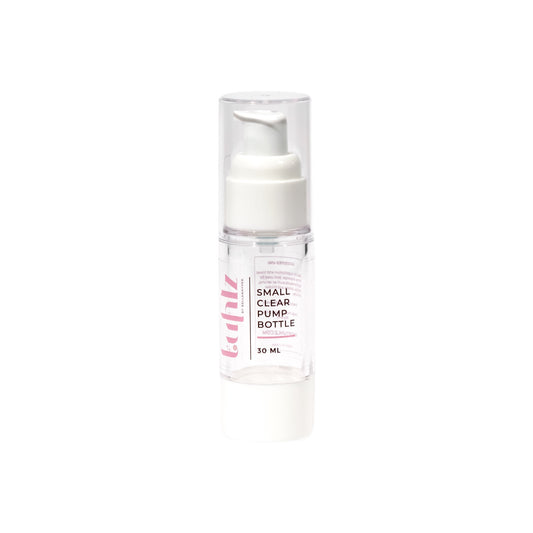 Small Clear Pump Bottle 30ML