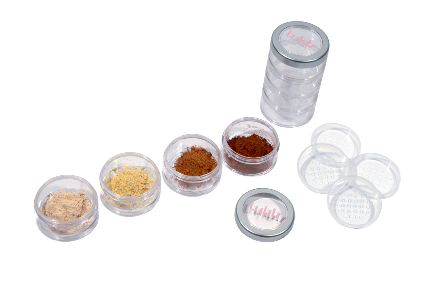 Loose Powder Jar Stack