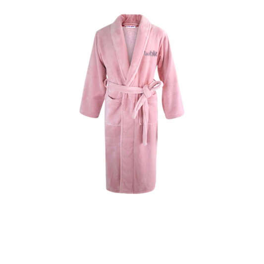 TUHLKit Ultra Plush Robe – oversized soft fleece robe with removable waist strap and deep pockets
